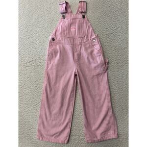 Key Girls Stripped Bib Overalls Size 4